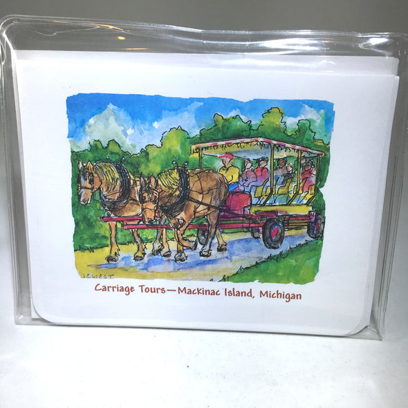 Note Cards - Carriage Tours Buggy