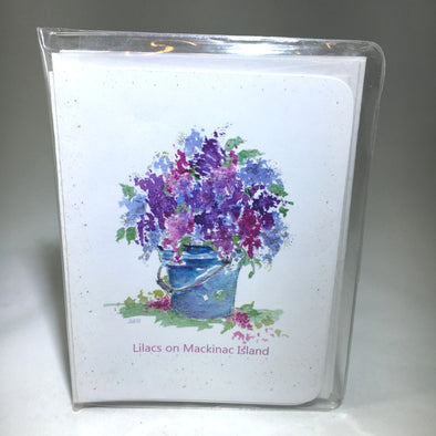 Note Cards - Lilac Bucket